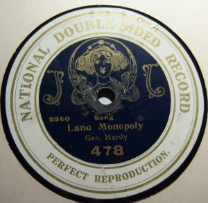 And to hear the 'B' side of George Hard's 78rpm disc, clip on the link below: