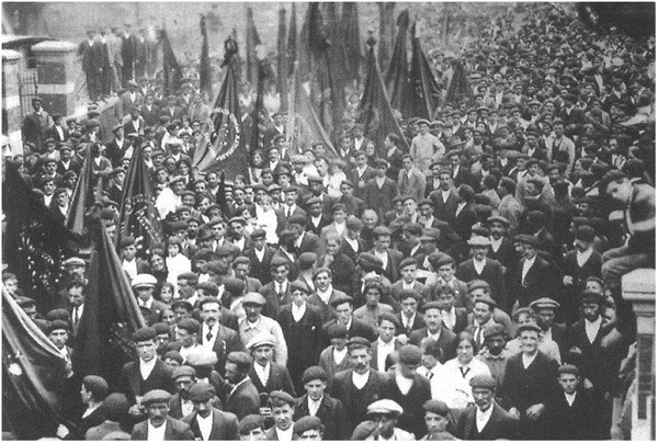 Demostration 1934 at Mieres