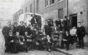 a group of students