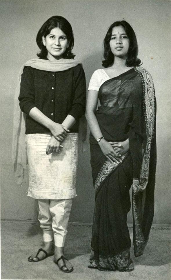 “My mother Anupa Nathaniel (right) with her closest friend Shalini Gupta, Delhi, Circa 1962” North India’s first girl rock band, The Mad Hatters Image and Text contributed by Anisha Jacob Sachdev, New Delhi http://www.indianmemoryproject.com/27-2/